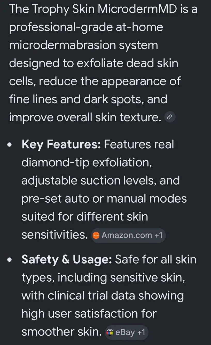 Trophy Skin MicrodermMD Professional-Grade Home Microdermabrasion System